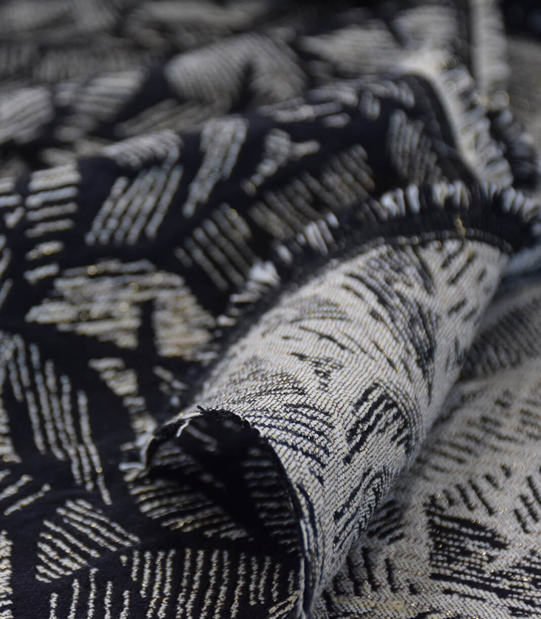 Tissu jacquard Winter Shade